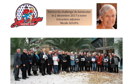 REMISE DU CHALLENGE NATIONAL DU BENEVOLAT