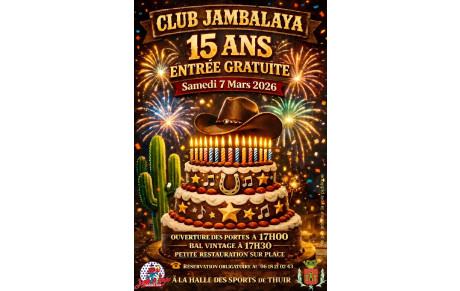 JAMBALAYA FETE SES 15 ANS